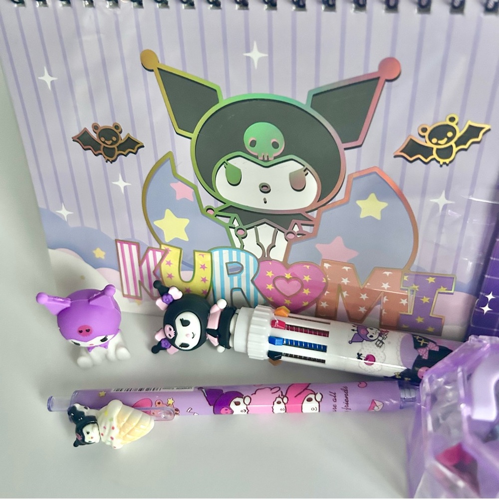 💜(KUR316) Kuromi Adorable 12-Piece Mini Fun Bundle! - Picture 3 of 8